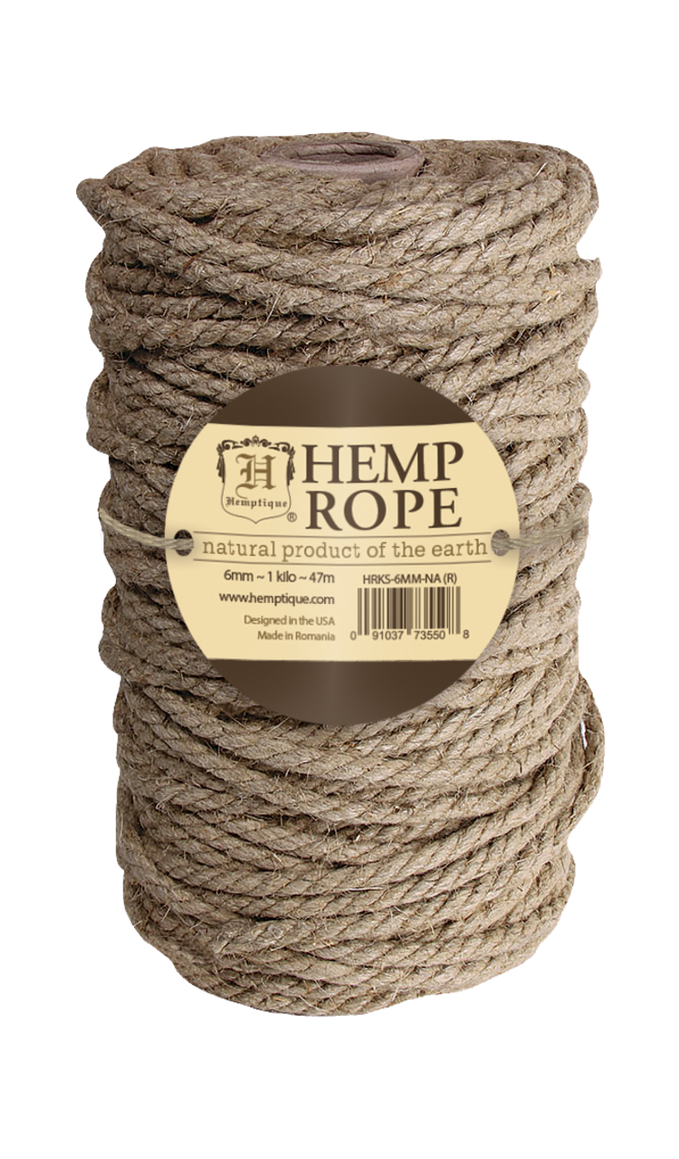 Hemptique Hemp Rope Kilo Spools Eco Friendly Sustainable Naturally Grown Jewelry Bracelet Making Paper Crafting Scrapbooking Bookbinding Mixed Media Crocheting Macrame Seasonal Holiday Gift Wrapping Outdoor Gardening
